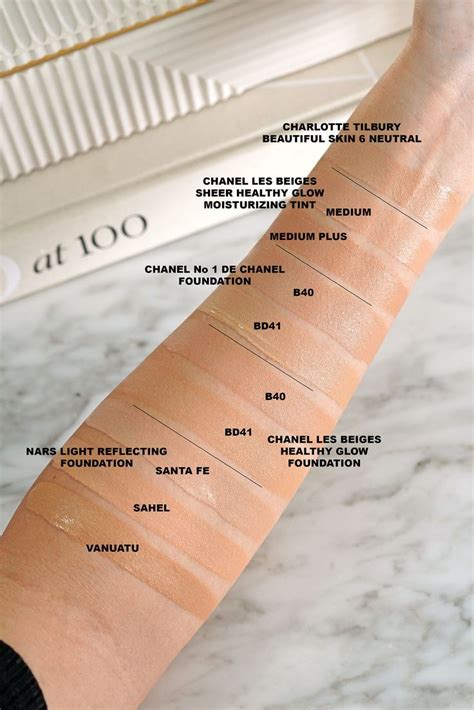 chanel sublimage foundation 2020|chanel foundation comparison chart.